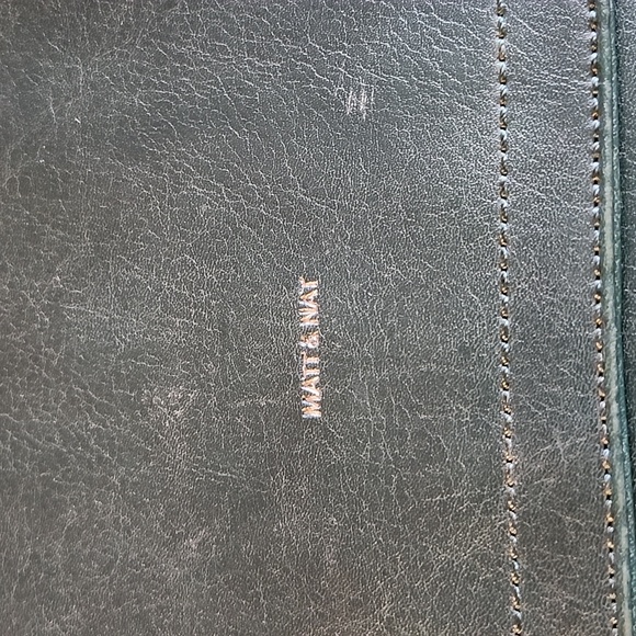 Green Vegan Leather Shoulder Purse - Picture 2 of 5